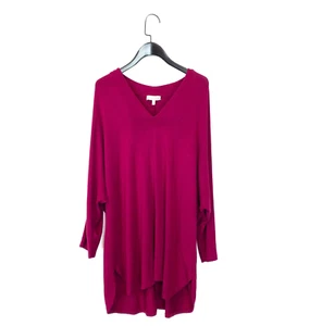 Phase Eight Garnet Red Vanessa V-Neck 3/4 Neck Top - Size M - Picture 1 of 8