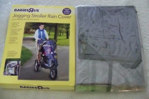 Babies R Us Jogging Stroller Clear Rain Cover Ventilation Storage Pocket - Picture 1 of 2