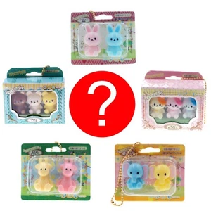 Cute Tiny Toy Miniature Animal Cat Bunny Bear Box 1 Random Surprise Figure - Picture 1 of 14