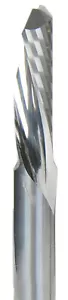 Fresa monodentada VHM espiral izquierda, corte derecho, Z = 1, Ø. 2/ 3/ 4/ 5/ 6/ 8 mm - Imagen 1 de 10