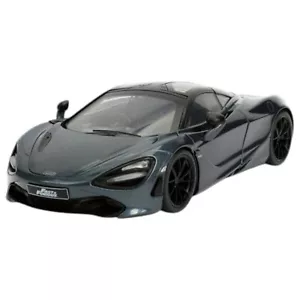 Jada 1/24 McLaren 720S Black/Gray Diecast Model Car Fast & Furious Edition - Picture 1 of 5
