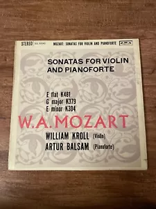 MOZART: Sonaten Violine und Klavier, Kroll Balsam UK L'Oiseau-Lyre SOL 60043 LP - Bild 1 von 6