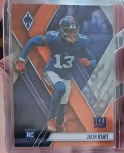2023 Panini Phoenix Football Jalin Hyatt Orange 3/99 New York Giants WR NFL - Picture 1 of 3