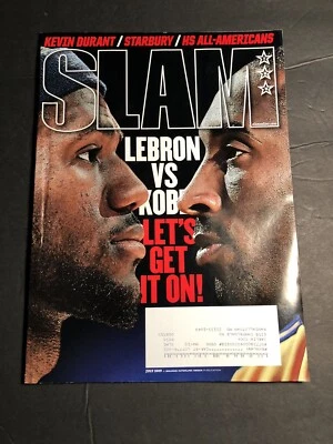 🏀SLAM Magazine Lebron vs Kobe Let’s Get It On! 🏀 July 2009  💯 Authentic - Image 1 of 3