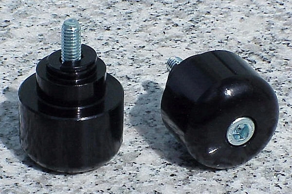 Honda CB CBR600 CBR 600 F3 F4i 600RR 929 954 1000 RR 1000RR BLACK BAR ENDS - Image 1 of 1