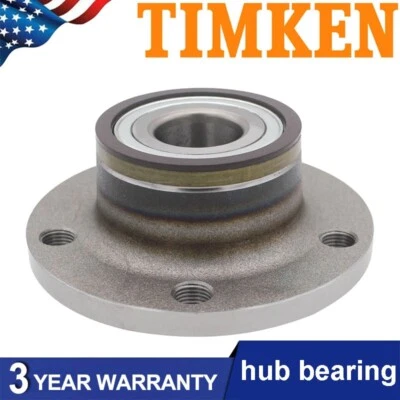 Conjunto de buje y cojinete de rueda trasera Timken para Volkswagen Golf Jetta 2010-2015 tracción delantera Foto 1 de 4