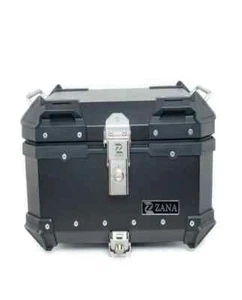 CAJA SUPERIOR ALUMINIO NEGRO 35 L APTO PARA ROYAL ENFIELD NUEVO HIMALAYAN 450 - Imagen 1 de 8