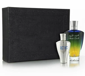 Blue Oud Set by Arabian Oud Oil 24ml & Spray 100ml -Free Express Shipping - Picture 1 of 12