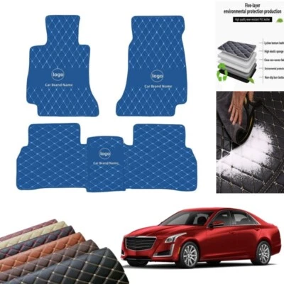 For Jaguar All Models Custom Car Floor Mats Auto Liners All Weather Carpets Pads Foto 1 de 4