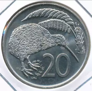 New Zealand 1976 Twenty Cents 20c Elizabeth II - Choice Uncirculated - Bild 1 von 3