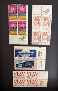 Lot of 4 United States 10 cents ZIP blocks / Pairs FVF MNH Mr. Zip MNH Zippy - Picture 1 of 2