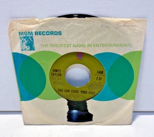 Vintage 1971 James Taylor – You've Got A Friend / You Can Close Your Eyes Vinyl - Imagen 1 de 3