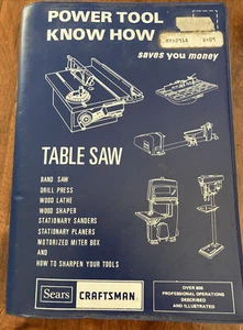 SEARS Craftsman Elektrowerkzeug Know How Buch 1983  - Bild 1 von 10