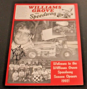 1992 Williams Grove Speedway Program - Vol. 1 - March 1, 1992 - Autographed - Picture 1 of 2