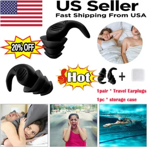 1Pair Sleeping Earplugs Comfortable Ear Plugs Noise Cancelling With Storage Box - Picture 1 of 9