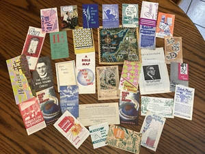 30+ folletos religiosos cristianos vintage etc del siglo XX - Imagen 1 de 8