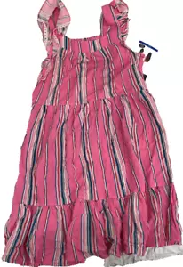 Zunie Girls Summer Dress 2 pack ( PINK STRIPE,PASTEL COMBO, L-14/16 ) NWT - Picture 1 of 2