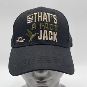 A&E Duck Dynasty Uncle Si Hey That's A Fact Jack Hat Cap Adjustable Black - Picture 1 of 12
