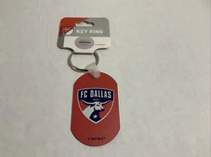 MLS FC Dallas Key Chain Ring Aluminum Toro Logo 96 Football Soccer Futbol New - Picture 1 of 12
