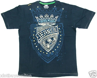 Akademiks T Shirt Jeanius AKDMKS Blue Akademiks 100% Cotton  Akademiks - Image 1 of 3