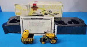 Matchbox Stephenson's Rocket Steam Powered Vehicle YAS01-M 1:43 Yellow COA - Picture 1 of 6