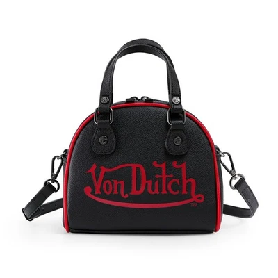Bolso de Bowling Von Dutch Dos Tonos Negro y Rojo Nuevo con Etiquetas Foto 1 de 4