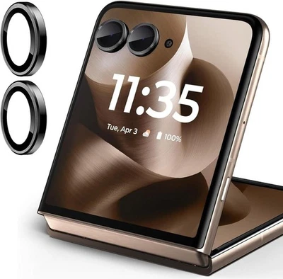 For Motorola Razr Ultra 2025 Camera Metal Lens Cover UltraThin 9H Tempered Glass - Image 1 of 4