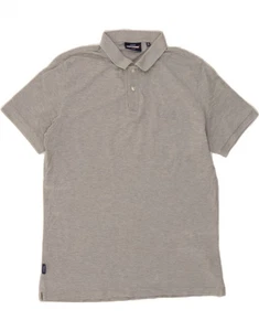 SUPERDRY Mens Polo Shirt XL Grey Cotton DA32 - Picture 1 of 3