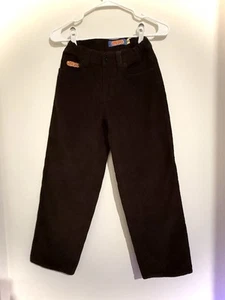 Empyre Relaxed Baggy Corduroy Pants Kids Size 24 Java Skateboard Y2K Hip Hop - Picture 1 of 14