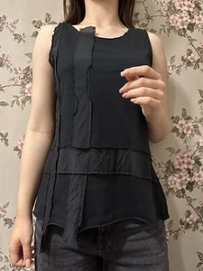 Rundholz Black Label Black Top Tank Avantgarde 100% Baumwolle Gr. XS - Bild 1 von 11