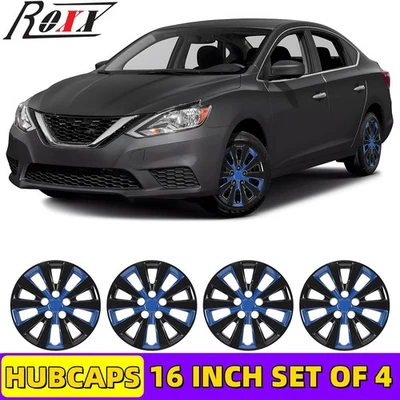 Juego de 4 tapacubos de 16" cubiertas de rueda para Nissan Sentra 2013-19/2011-17 Nissan Leaf Foto 1 de 4