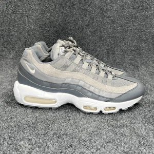 Nike Air Max 95 Shoes Men's Size 10.5 Medium Grey White Retro Athletic Sneakers - Picture 1 of 11