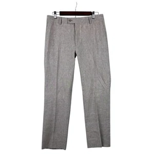 John Varvatos Collection Pant EU 48 33" Waist Luxury Designer Wool Linen Mohair - Picture 1 of 18