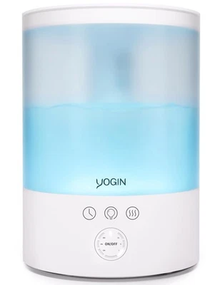 Humidifiers for Bedroom Large room,Top fill 2.5L Ultrasonic cool mist Humidif... - Image 1 of 4