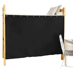 Heavy-Duty Blackout Bottom Bunk Bed Curtains Privacy Canopy Twin Size for Hom... - Picture 1 of 8