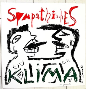 A. R. PENCK - "SYMPATHISCHES KLIMA" - FARBSERIGRAFIE - DRUCKFRISCH !!! - RAR!!! - Bild 1 von 3