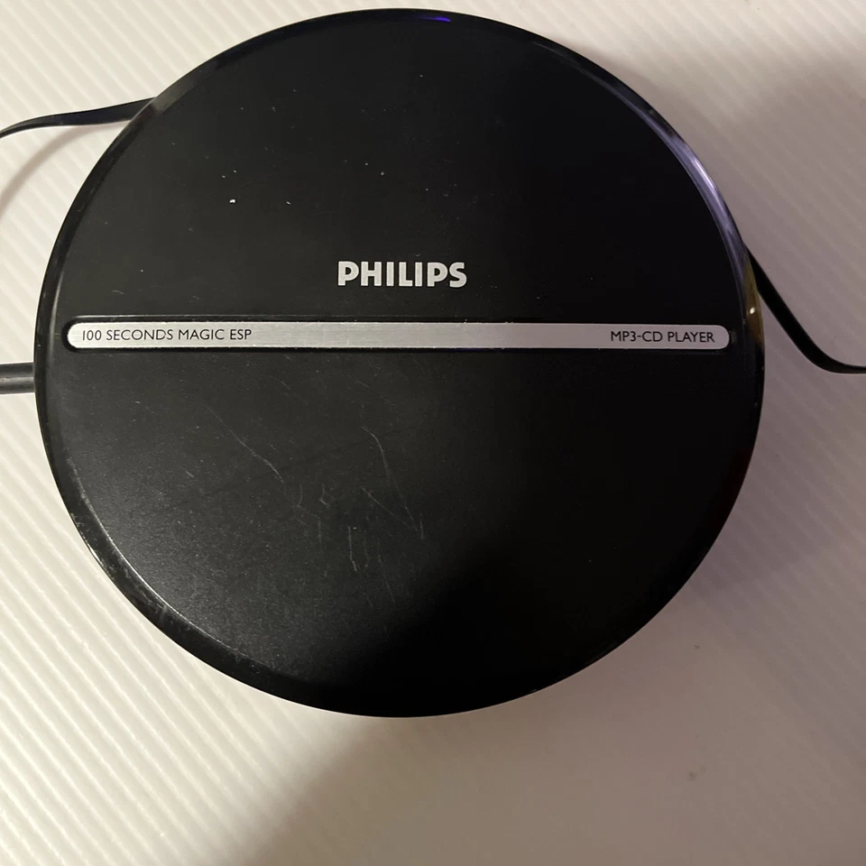 CD player portátil Philips MP3-cd player para peças/não funciona - Imagem 1 de 4