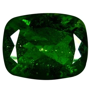 2.96 ct AAA Good-looking Cushion Cut (10 x 8 mm) Natural Green Chrome Diopside - Picture 1 of 1
