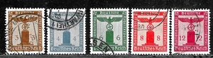 HICK GIRL- USED GERMANY FRANCHISE STAMPS 1938-42 PARTY EMBLEM K275 - Picture 1 of 2