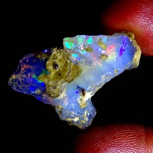 26,00 cts. Piedra preciosa suelta áspera de ópalo etíope fuego natural de color sin tratar - Imagen 1 de 4