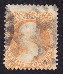 US Scott 71 old 30c Franklin U/F CV $200 - Picture 1 of 1