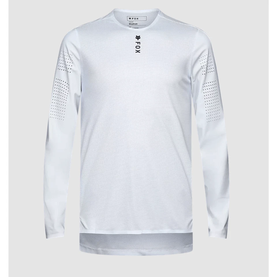 Fox Racing Flexair Pro Ls Jersey Bleu T-Shirt Technique Vtt Descente M - Photo 1/3