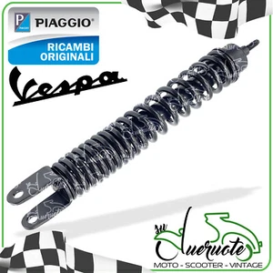 AMMORTIZZATORE POSTERIORE NERO ORIGINALE PER PIAGGIO VESPA 50 ET2 ET4 LX LXV - Foto 1 di 2