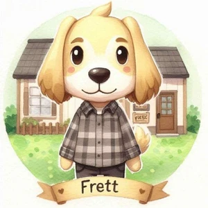 #445  Amiibo Karte für Animal Crossing Frett Nintendo Switch Nfc Karte - Bild 1 von 2