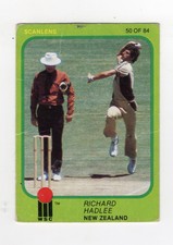 Scanlens World Series Cricket 1980/81. #50 Richard Hadlee