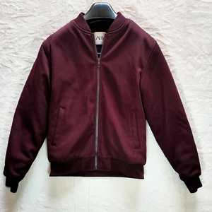ZARA bomber jacket Maroon Size S - Picture 1 of 8