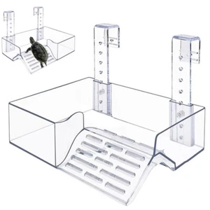 Turtle Basking Platform Climbing-Ramp Hanging Turtle Tank Dock Resting Terrace - Picture 1 of 13
