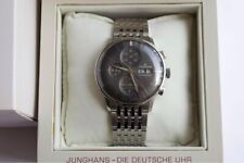 JUNGHANS MEISTER CHRONOSCOPE 027 4324 45 AUTOMATIC WATCH WITH GUARANTEE etc USED