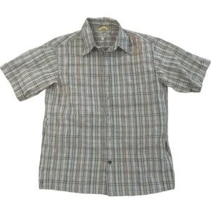 Mountain Hardwear Men's S/S Button Up Adventure Shirt Zip Front Pocket. Size M - Picture 1 of 11