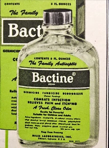 Bactine Antiseptic Children Vintage Print Ad 1953 - Picture 1 of 3